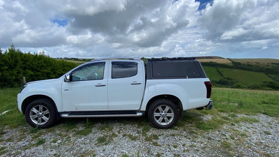 Isuzu D-Max Mk2 2012+ Rear Canopy Hardtop Double Cab Metal Black 4x4 Heavy Duty