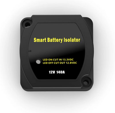 12v DC Dual Battery Smart Isolator with Wiring Install Kit