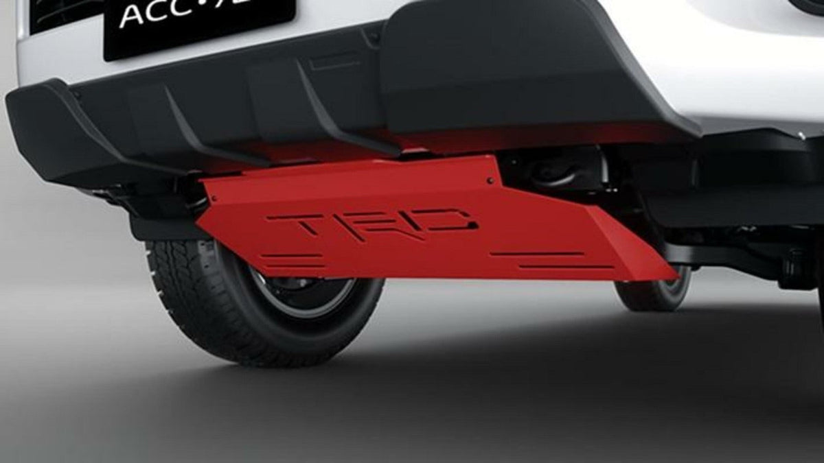 HEAVY DUTY Skid Plate for TOYOTA HILUX (2016+) 3MM Steel Red Revo Mk8 Mk9 4x4