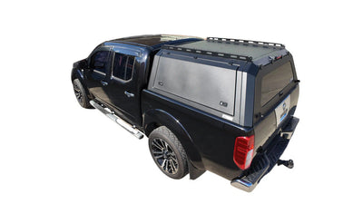 Rear Canopy Nissan Navara D40 (2005-2015) Hardtop Double Cab Metal Black 4x4 Steel