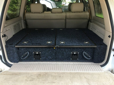 Sliding Storage Drawer System for Toyota Land Cruiser 100 Series Custom Fit Boot