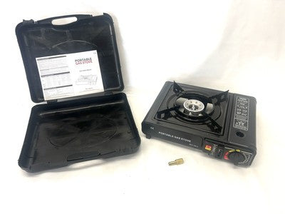 Portable Camping Gas Cooker Single Burner Stove Butane BBQ Outdoor 4x4 Camp NEW
