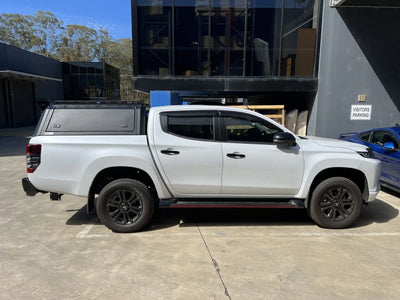 Canopy for Mitsubishi L200 2015-2024 Rear Hardtop Double Cab Metal Black 4x4