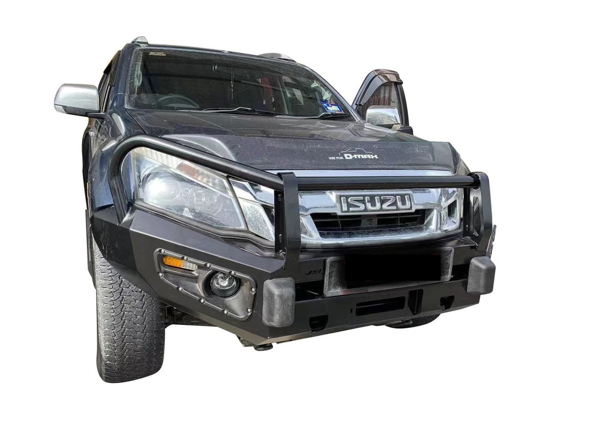Steel Winch Bumper for ISUZU DMAX (2012-2016) Metal Bull Bar Oz Style D-MAX 4x4