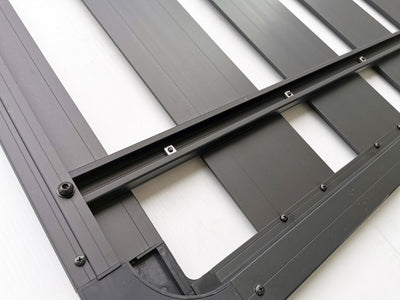 Aluminium Roof Rack for FORD RANGER T6/7/8 (2012-2022) Double Cab Black Slim Fit