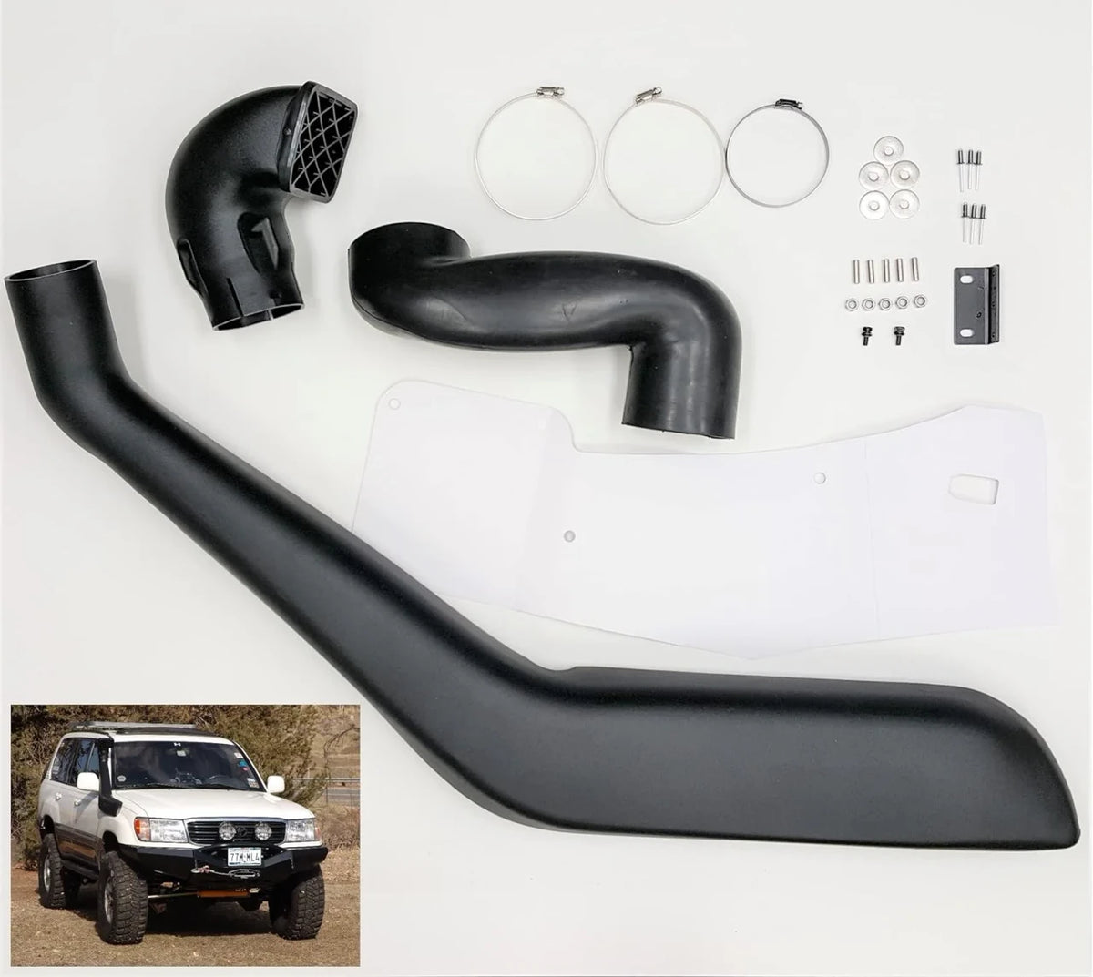 Raised Air Intake Snorkel Kit For Toyota Land Cruiser 100 Series 1998-2007 LX470