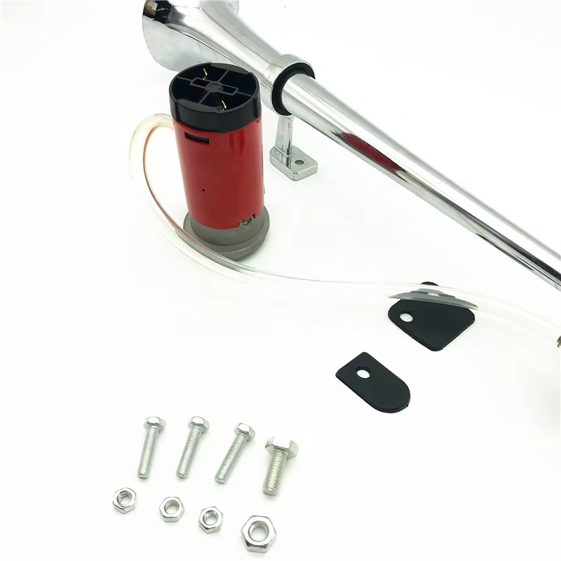 12V Super Loud Trumpet Air Horn Car Truck Van RV Bus Lorry Boat Metal Universal