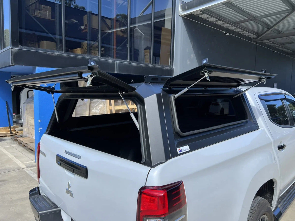 Canopy for Mitsubishi L200 2015-2024 Rear Hardtop Double Cab Metal Black 4x4