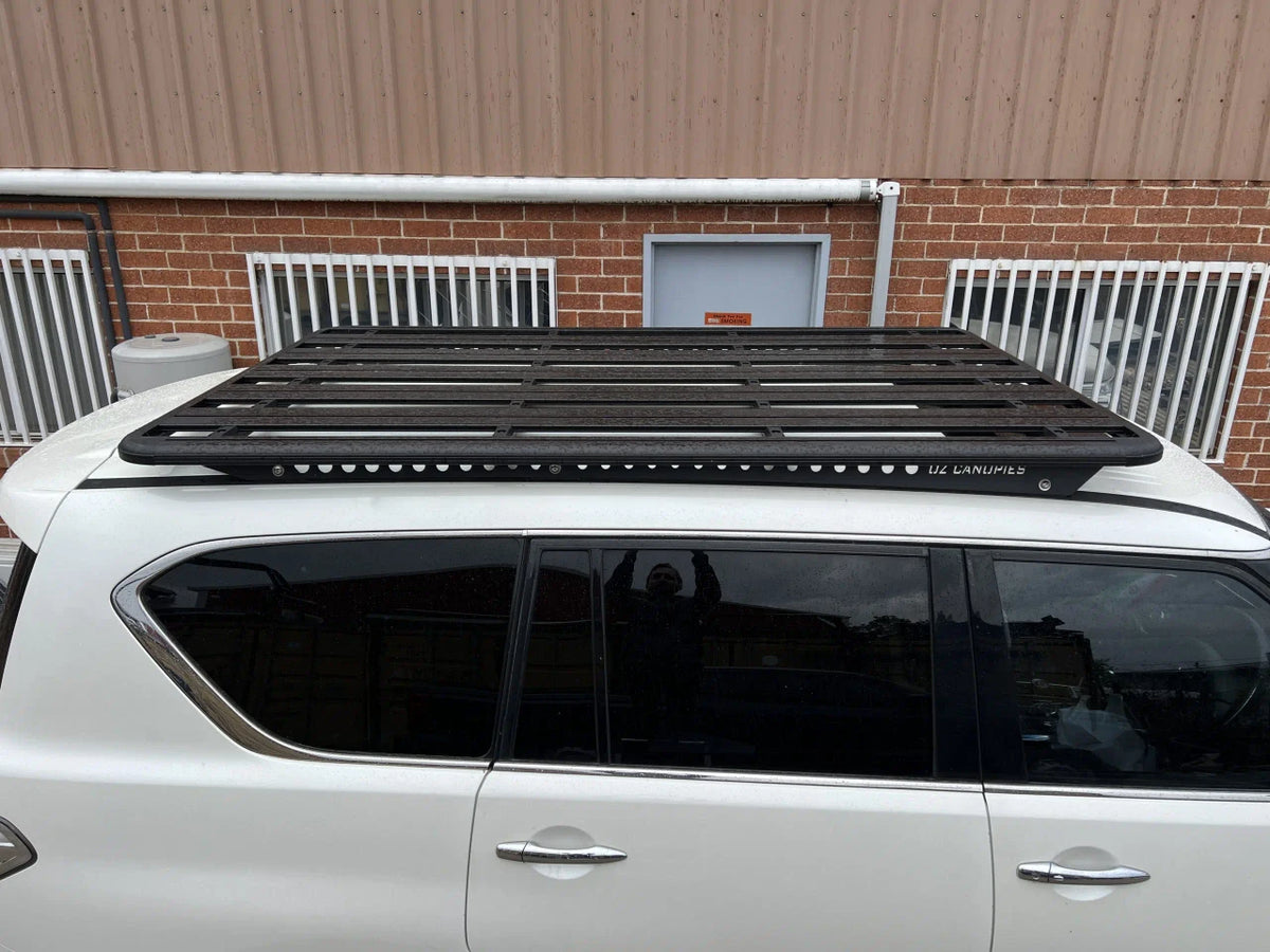 Aluminium Roof Cage for 100 Series Land Cruiser 220 x 142cm Storage Utility Overland Basket Rack Flat Slim Line Frame Modular Low Profile Tray Toyota 105
