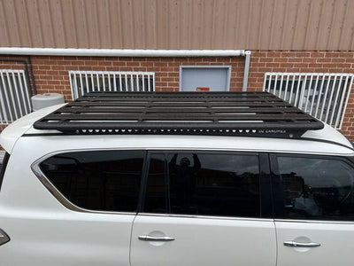 Aluminium Roof Cage for 100 Series Land Cruiser 220 x 142cm Storage Utility Overland Basket Rack Flat Slim Line Frame Modular Low Profile Tray Toyota 105