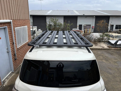 Aluminium Roof Cage for 100 Series Land Cruiser 220 x 142cm Storage Utility Overland Basket Rack Flat Slim Line Frame Modular Low Profile Tray Toyota 105