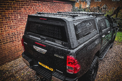NEW! Aluminium “RAID” Canopy for Toyota Hilux 2016+ Double Cab Metal Black Apex4WD Cover