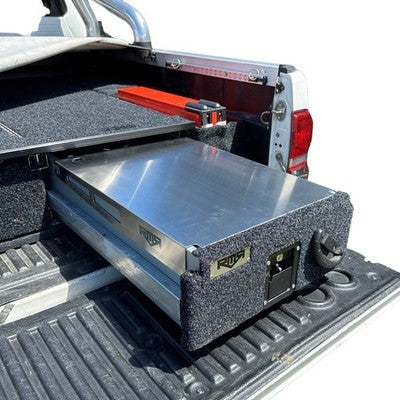 Apex4WD Drawer Table Silver 600x445mm Storage System Bench - 4x4 Accessories