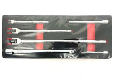 NEW Breaker Bar & Extension Set 1/4", 3/8", 1/2” Drive CR-V Auto Tool EVA Foam