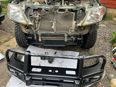 Steel Winch Bumper for Toyota Hilux Mk6 (2005-2011) Metal Bull Bar Oz Style 4x4