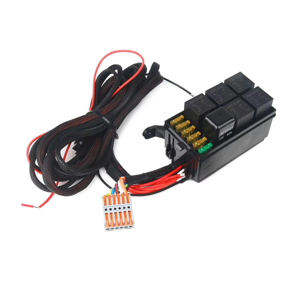 12V 6 Gang Switch Panel Control LED Auxiliary System Car Truck 4x4 Light Bar