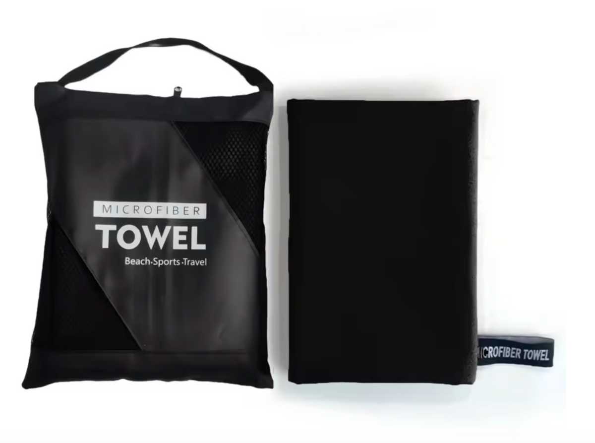 Large Microfibre Camping Travel Towel - 80 x 130cm - Quick Dry Compact Lightweight