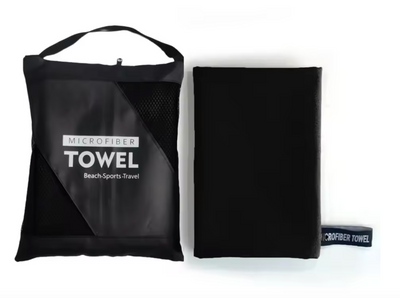 Large Microfibre Camping Travel Towel - 80 x 130cm - Quick Dry Compact Lightweight