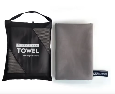 Large Microfibre Camping Travel Towel - 80 x 130cm - Quick Dry Compact Lightweight