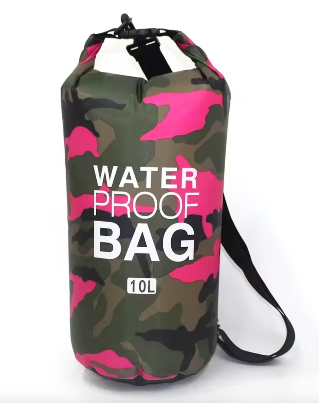 Camo Waterproof Dry Bag - 10L & 20L - Heavy Duty Storage Bag for Camping, Boating, Kayaking, SUP, 4x4, Off Road, Travel, Adventure