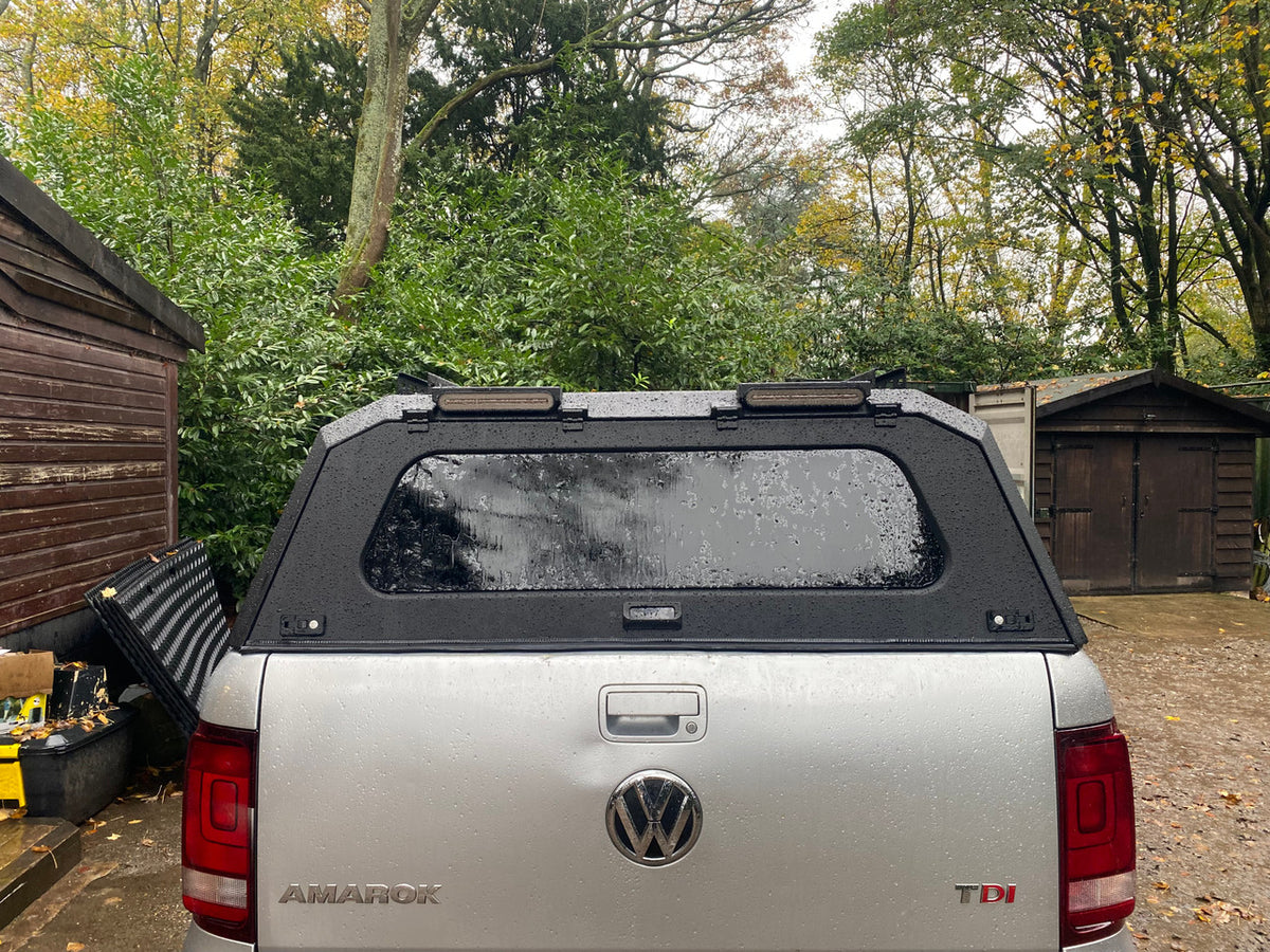 Canopy for Volkswagen AMAROK (2010-2022) Rear Hardtop Double Cab Metal Black VW