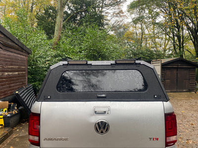 Canopy for Volkswagen AMAROK (2010-2022) Rear Hardtop Double Cab Metal Black VW