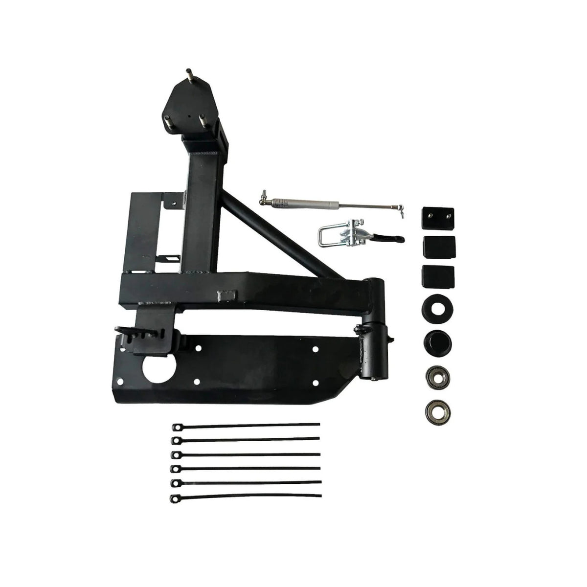 Spare Wheel Tyre Swing Arm Carrier Frame for Land Rover Discovery 3 & 4 Heavy Duty Bracket Mount
