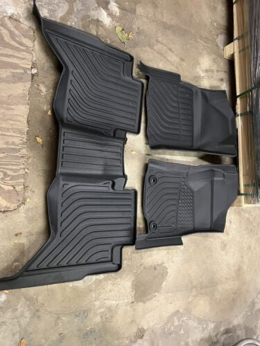 3D Custom Floor Mats TPE All Weather Car Liner For Isuzu D Max Mk2 Double Cab 2012+ (Manual & Automatic)
