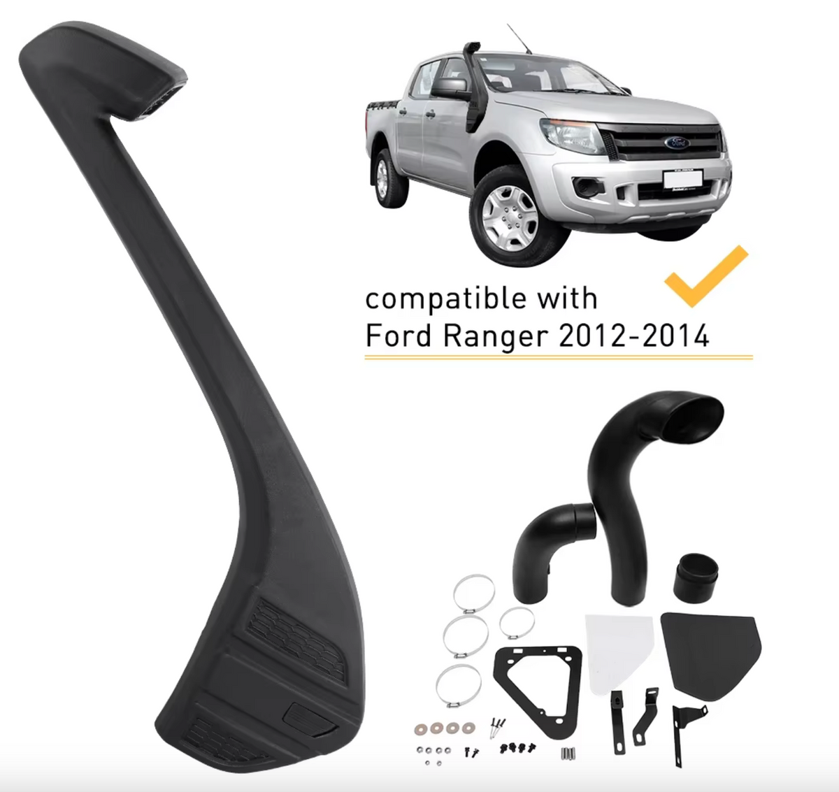 SNORKEL For FORD RANGER T6 2011-2015 Raised Air Intake 4x4 Off Road Water Diesel