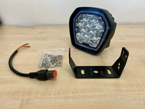 SUPALUX 95w 7 inch LED Driving Light with White & Amber DRL Spotlight Flood 4x4