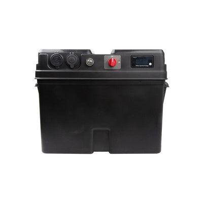 Portable Power Battery Box Deep Cycle AGM Universal Large USB Cig Socket 12v DC