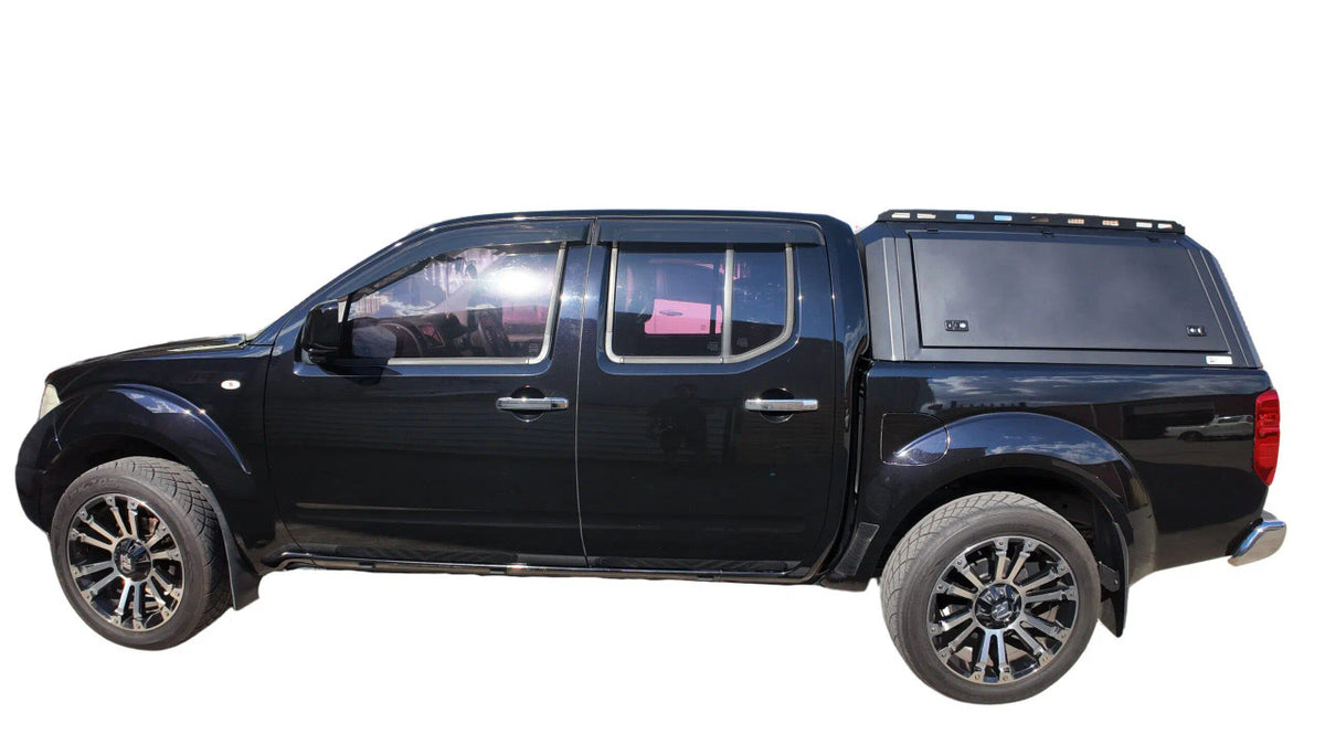 Rear Canopy Nissan Navara D40 (2005-2015) Hardtop Double Cab Metal Black 4x4 Steel