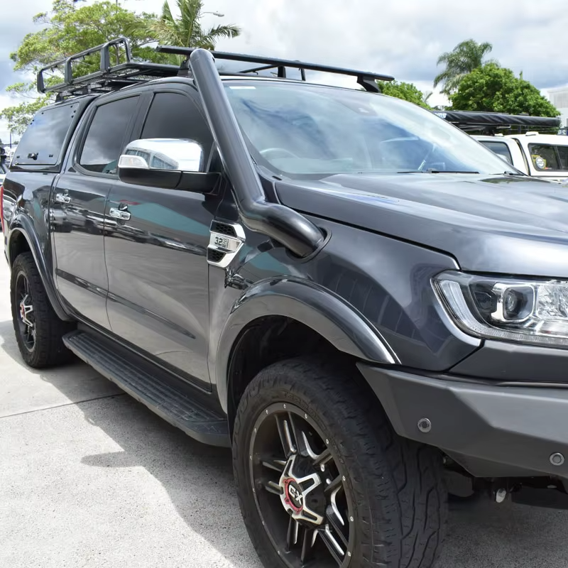 Black Stainless Steel Snorkel For FORD RANGER T7 T8 (2015-22) Raised Air Intake