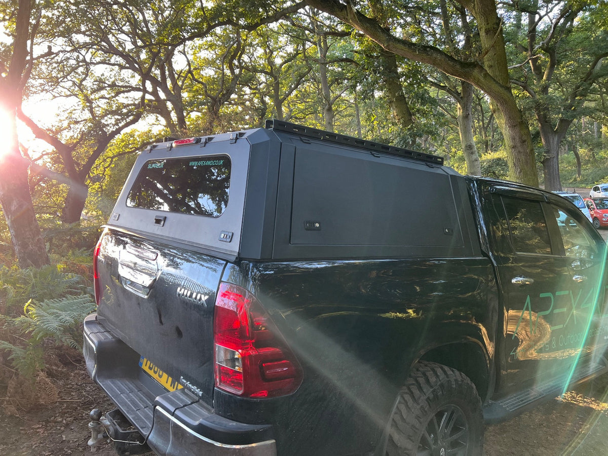 Canopy for Toyota Hilux 2005-2026 Rear Hardtop Double Cab Metal Black Heavy Duty