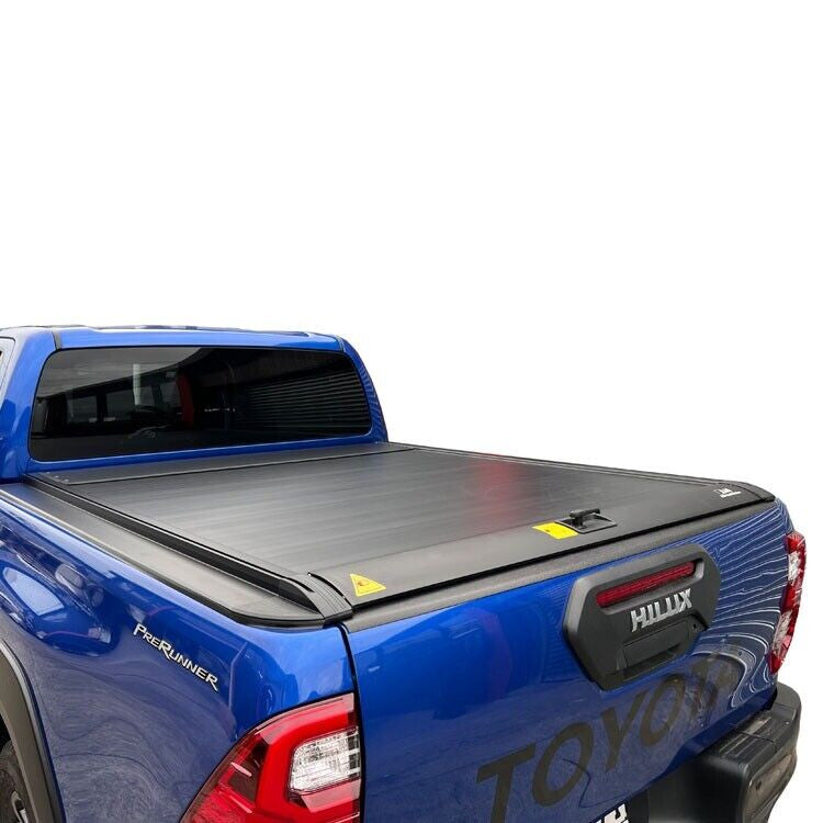 Tonneau Cover Roller Shutter for Isuzu DMax Mk2 (2012+) Double Cab Bed Black 4x4