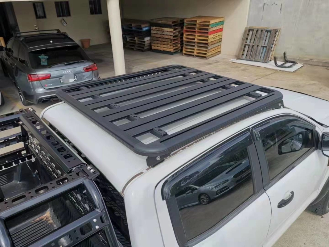 Aluminium Roof Rack for Toyota HILUX 2015+ Mk8 Mk9 Revo Black - Slim Factory Fitment