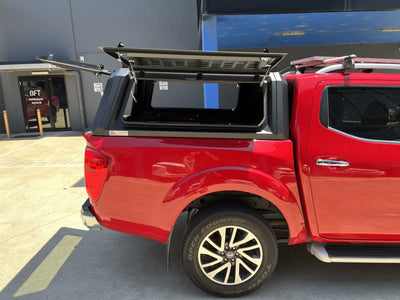 Rear Canopy Nissan Navara NP300 (2016+) Hardtop Double Cab Metal Black 4x4 Steel