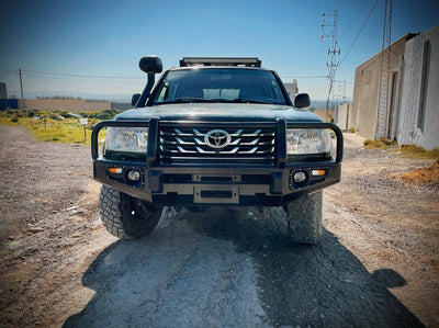 Steel Winch Bumper for TOYOTA LAND CRUISER 100 Series (1998-2007) Off Road 4x4 Bullbar Front Oz Style