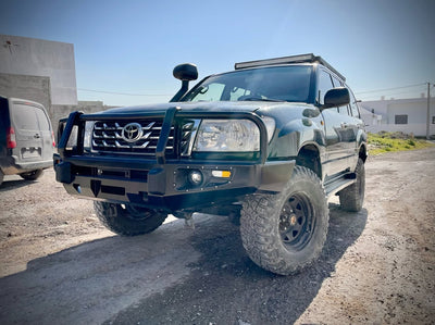 Steel Winch Bumper for TOYOTA LAND CRUISER 100 Series (1998-2007) Off Road 4x4 Bullbar Front Oz Style