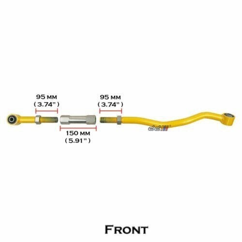 HD Front & Rear Adjustable Panhard Rod Bar for Toyota LAND CRUISER 80 Series
