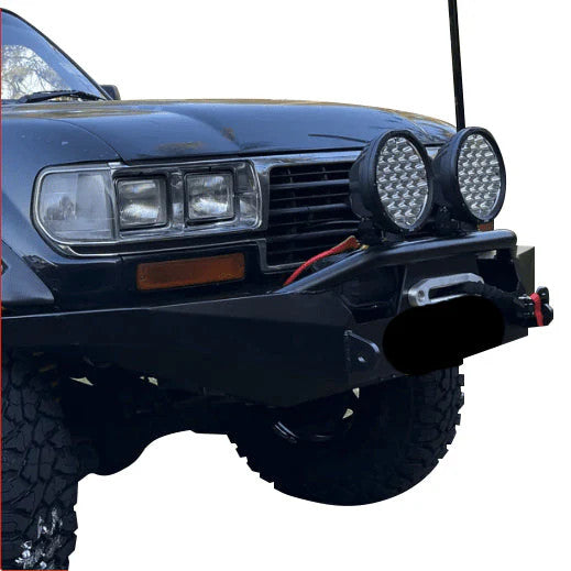 Slim Steel Winch Bumper for TOYOTA LAND CRUISER 80 Series (1990-1997) Off Road 4x4 Bullbar Front Oz Style LC80 FJ80 - Slim Style