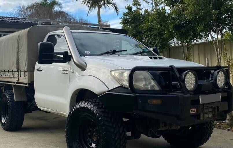 Silver Stainless Steel Snorkel For TOYOTA HILUX MK8 2015+ Raised Air Intake Revo