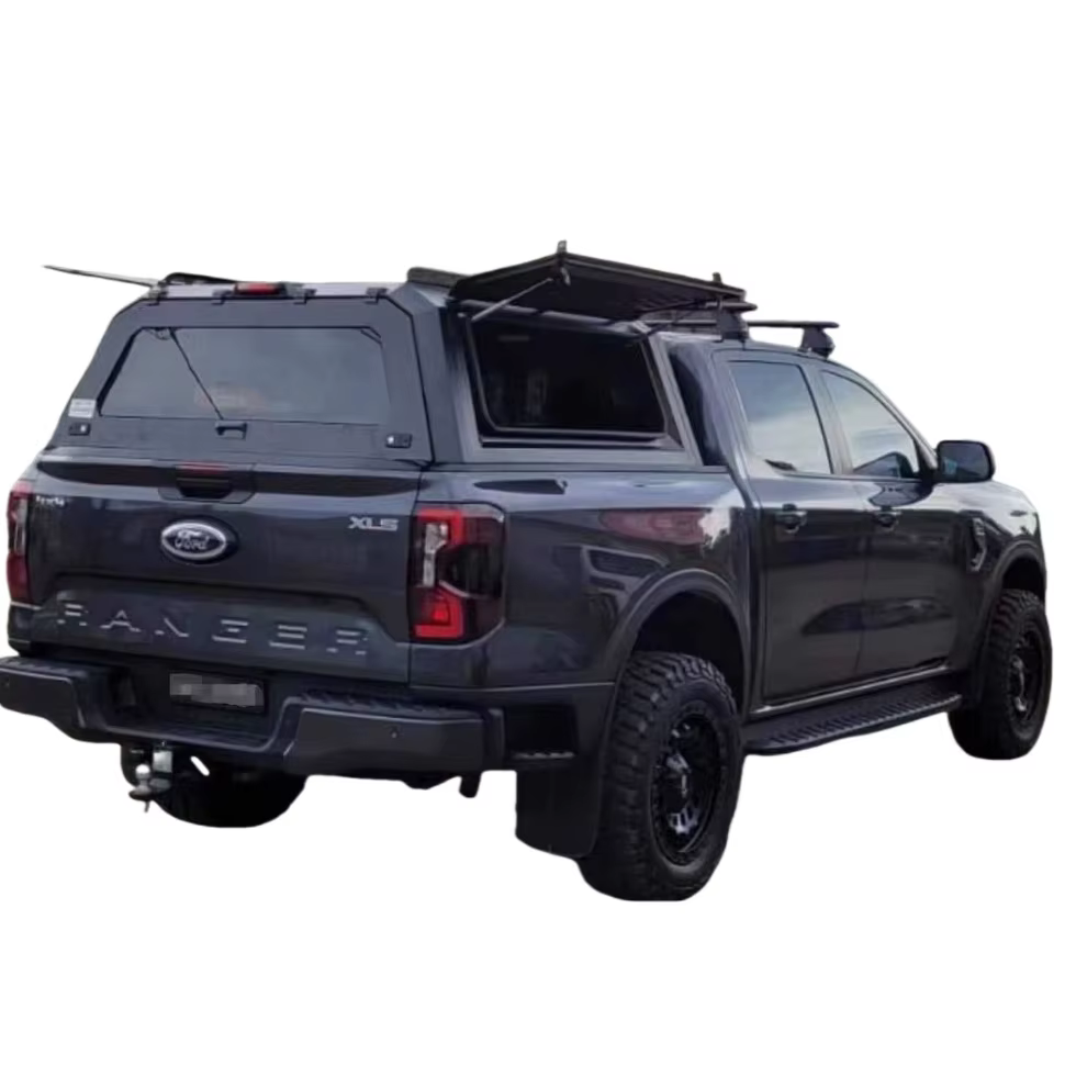 Canopy for FORD RANGER T9 & VW AMAROK 2022+ Rear Hardtop Double Cab Metal Black