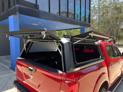 Rear Canopy Nissan Navara NP300 (2016+) Hardtop Double Cab Metal Black 4x4 Steel