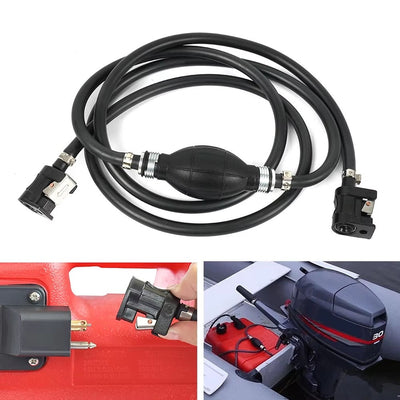 12L Fuel Tank for YAMAHA Outboard & 220cm Primer Hose Portable Boat Gas Marine
