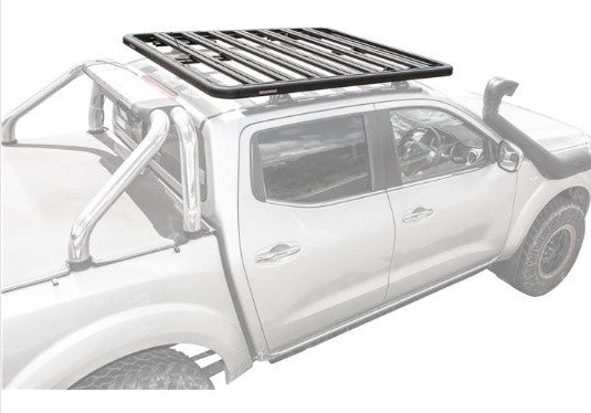 Aluminium Roof Rack for ISUZU D-MAX (2012-2020) Double Cab - Black Slim Factory Fitment 135x125cm DMAX