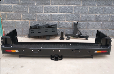 REAR Steel Bumper for TOYOTA LAND CRUISER 100 Series (1998-2007) Tyre Swing Jerry Can Off Road 4x4 Bullbar Oz Style