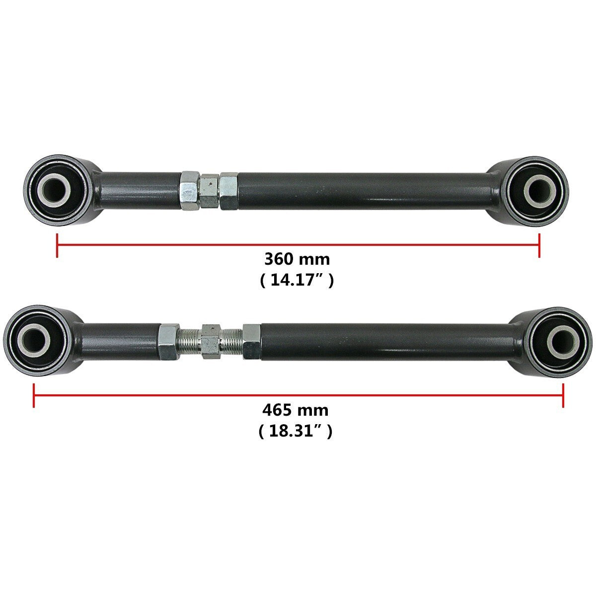 Adjustable Rear Upper Lower Trailing Arm Lift 2" For Land Cruiser 80 Series 105