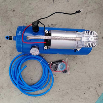 12V 6L Air Compressor 100Psi W/ 5M Hose - Air Horn Truck Boat Train Tyre Pick Up