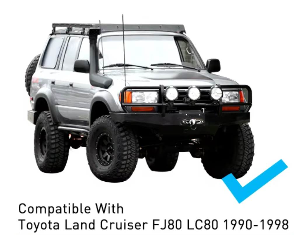 SNORKEL For Toyota LANDCRUISER 80 Series 1990-98 Raised Air Intake 4x4 Off Road